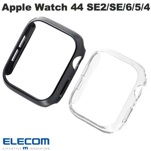 エレコム Apple Watch 44mm SE 第2世代 / SE / 6 / 5 / 4 ハードバンパー