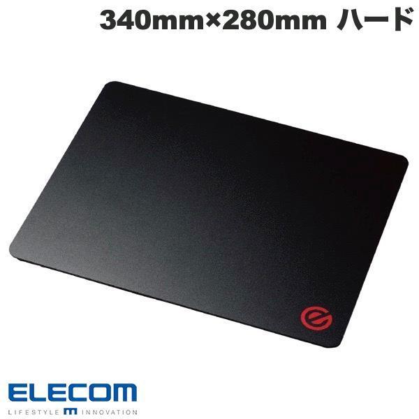 エレコム ELECOM ゲーミングマウスパッド 340mmx280mm ハード スタンダードサイズ ブラック MP-GH01BK