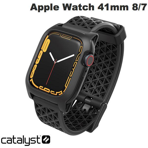 Catalyst カタリスト Apple Watch 41mm Series 8 / 7 衝撃吸収ケース ステルスブラック CT-ADAW2141-BK