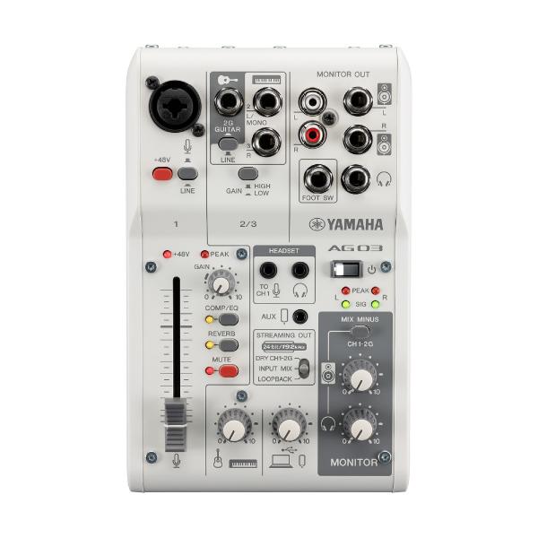 YAMAHA（ヤマハ） AG03MK2 3チャンネル ライブストリーミング