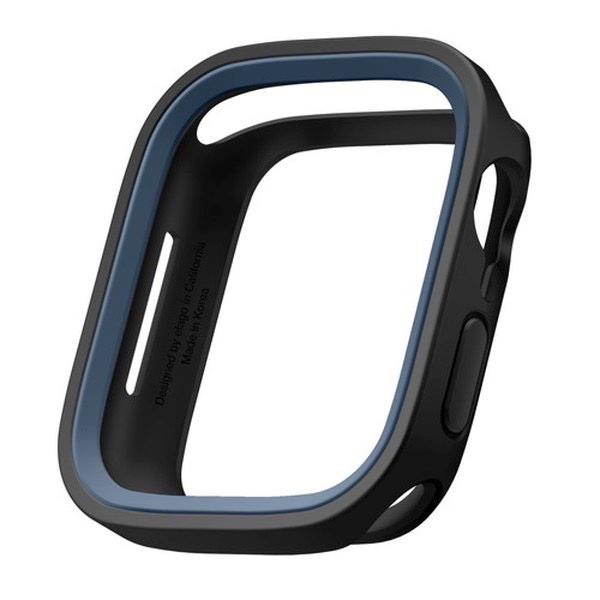 elago エラゴ Apple Watch 45mm Series 8 / 7 / 44mm SE 第2世代 SE / 6 / 5 / 4 DUO CASE Black / Jean Indigo EL_WA2CSPCDU_JI
