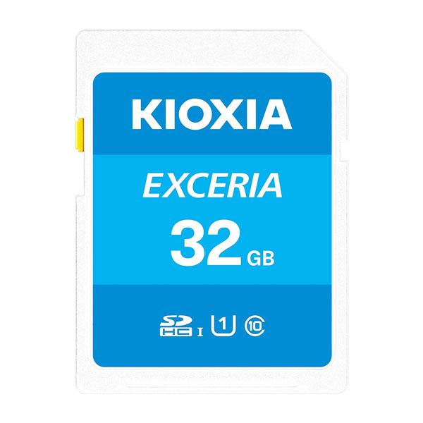 KIOXIA キオクシア 32GB EXCERIA UHS1 Class10 U1 SDHC メモリカード 海外パッケージ LNEX1L032GG4