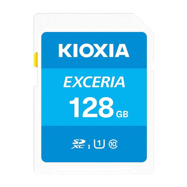 KIOXIA キオクシア 128GB EXCERIA UHS1 Class10 U1 SDXC メモリカード 海外パッケージ LNEX1L128GG4