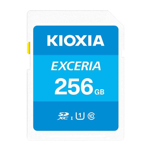KIOXIA キオクシア 256GB EXCERIA UHS1 Class10 U1 SDXC メモリカード 海外パッケージ LNEX1L256GG4