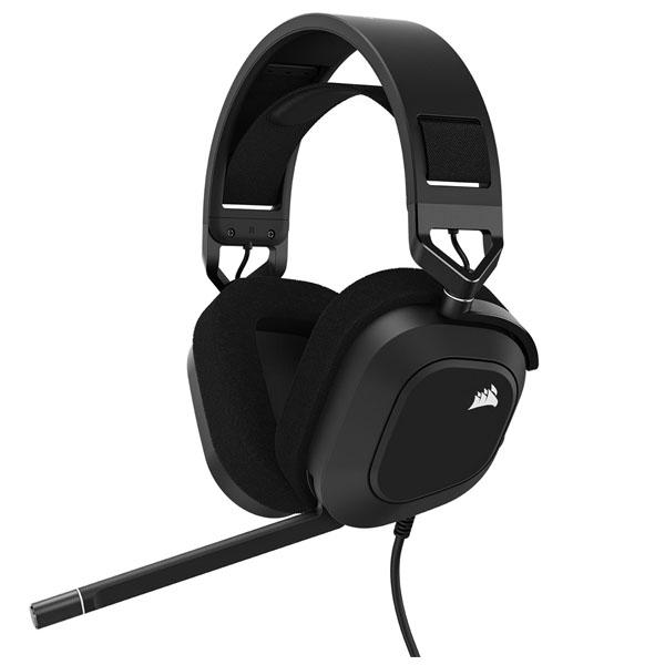 Corsair コルセア HS80 RGB USB 有線 ゲーミングヘッドセット Carbon CA-9011237-AP