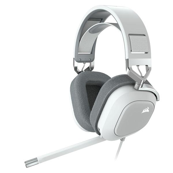 Corsair コルセア HS80 RGB USB 有線 ゲーミングヘッドセット White CA-9011238-AP