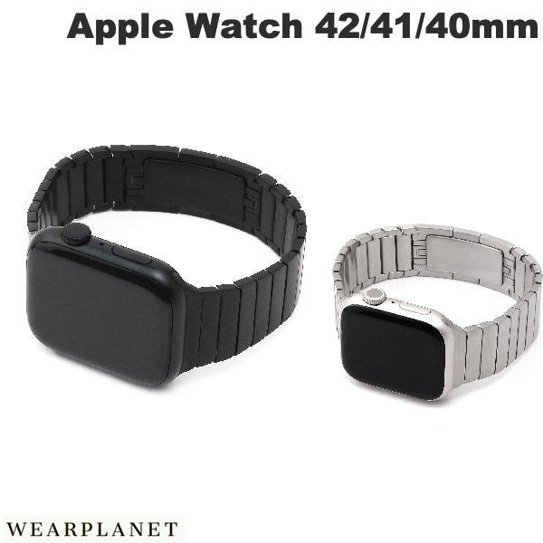 WEARPLANET Apple Watch 41 / 40 / 38mm サージカルステンレス製 プレミアムメタルバンド ウェアプラネット