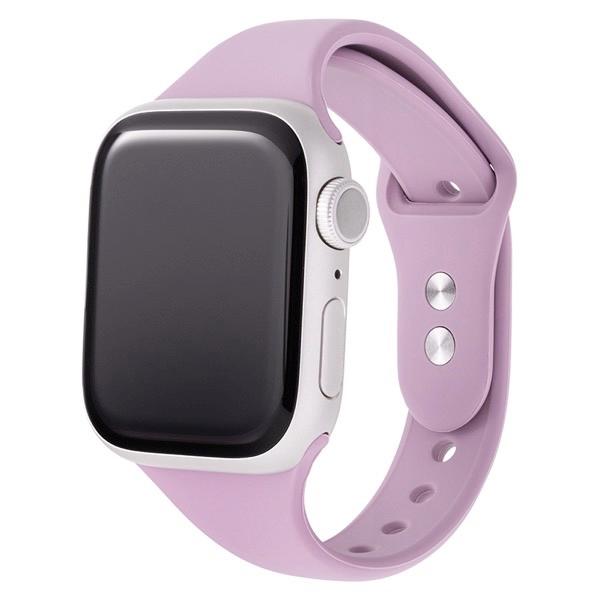 GRAMAS グラマス Apple Watch 41 / 40 / 38mm COLORS Slim Silicone Band ミスティパープル CWBSS-AW02PRP