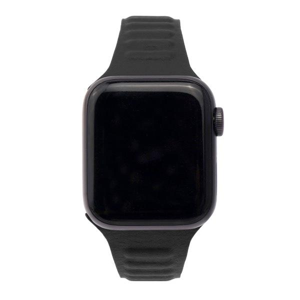 WEARPLANET Apple Watch 41 / 40 / 38mm Slim Line マグネットリンクバンド Deep Black