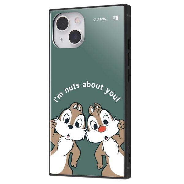 ingrem イングレム iPhone 13 ディズニーキャラクター 耐衝撃ハイブリッドケース KAKU  チップ&デール アップ