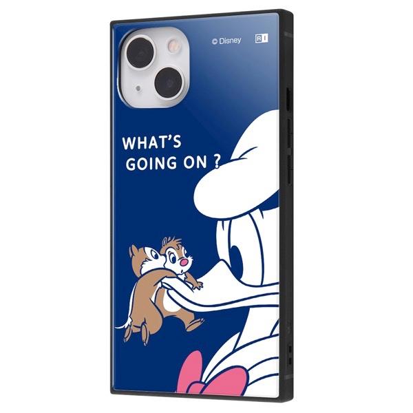 ingrem イングレム iPhone 13 ディズニーキャラクター 耐衝撃ハイブリッドケース KAKU  チップ&デールとドナルド