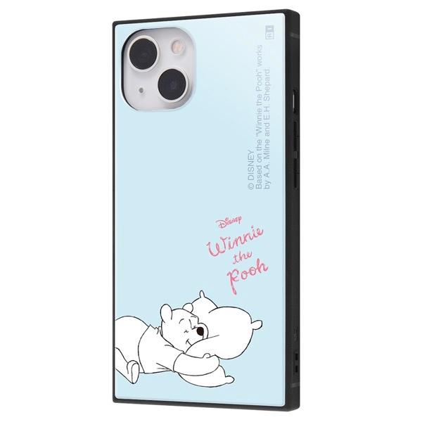 ingrem イングレム iPhone 13 ディズニーキャラクター 耐衝撃ハイブリッドケース KAKU  プーさん ミズイロ