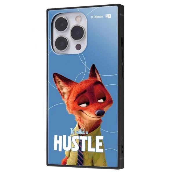 ingrem イングレム iPhone 13 Pro ディズニーキャラクター 耐衝撃ハイブリッドケース KAKU  ニック ブルー
