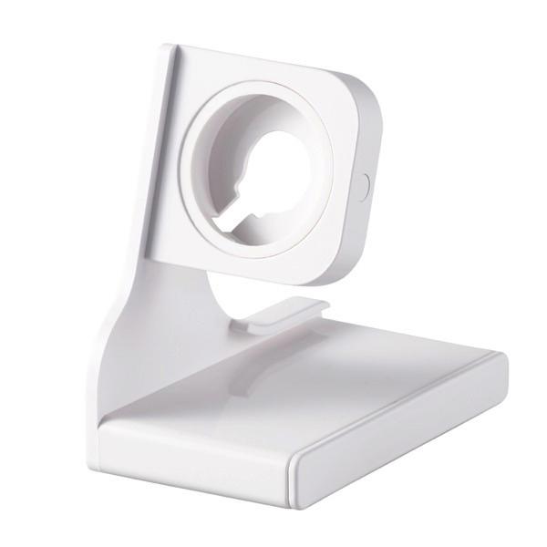 エレコム ELECOM Apple Watch用スリムスタンド 縦置きタイプ ケーブル装着可 ホワイト AW-DSCHPWH