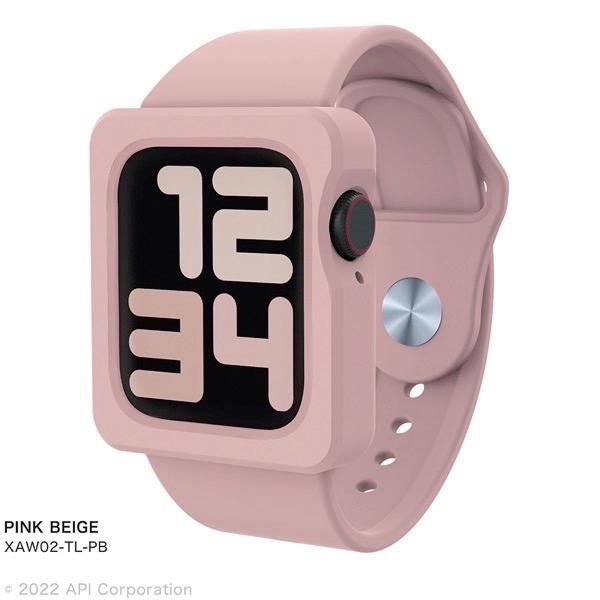 EYLE アイル Apple Watch 41mm Series 8 / 7 / 40mm SE 第2世代 SE / 6 / 5 / 4 TILE Band Case PINK BEIGE XAW02-TL-PB