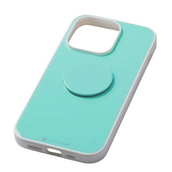 Deff ディーフ iPhone 14 Pro HYBRID CASE Etanze 白群 DCS-IPE22MPEG