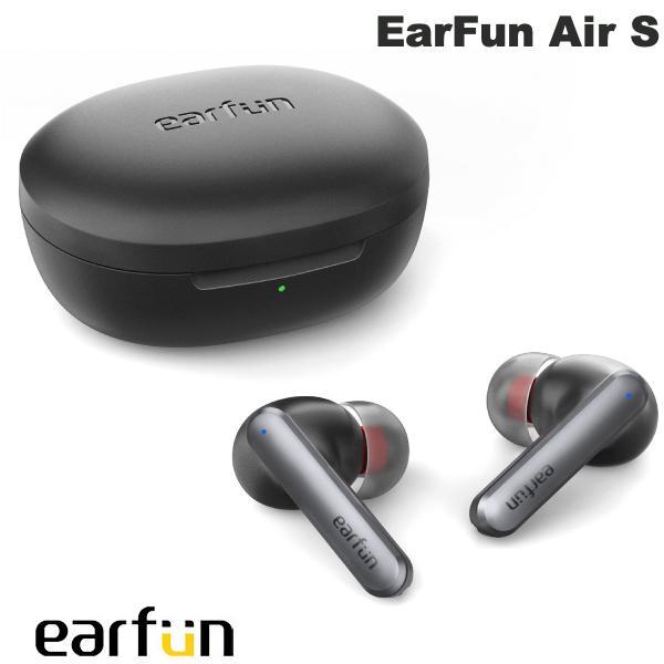EarFun イヤーファン Air S Bluetooth 5.2 ノイズキャンセリング搭載 IPX5 防滴 完全ワイヤレスイヤホン ブラック EarFun Air S
