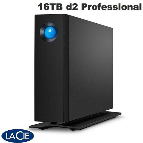 Lacie ラシー 16TB d2 Professional USB 3.1 Gen2 Type-C 対応 外付けHDD ブラック STHA16000800