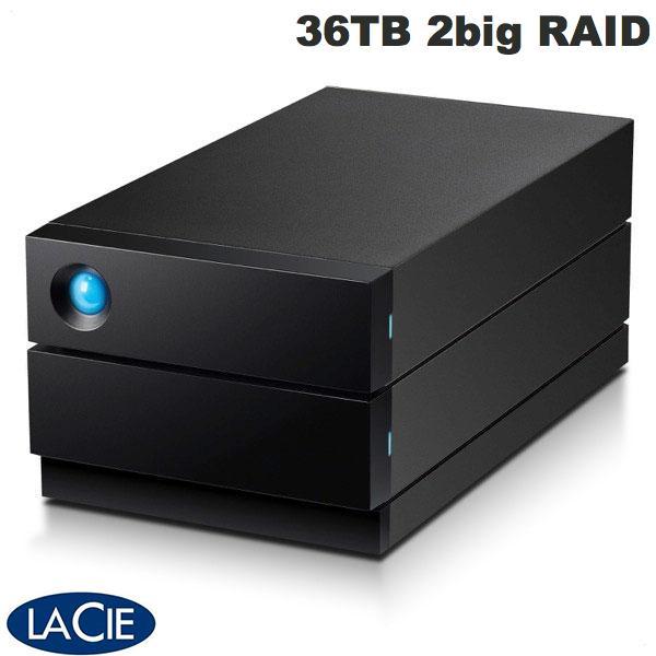 Lacie ラシー 36TB 2big RAID USB Type-C USB 3.2 Gen2 (USB 3.1) 対応 外付け HDD STHJ36000800