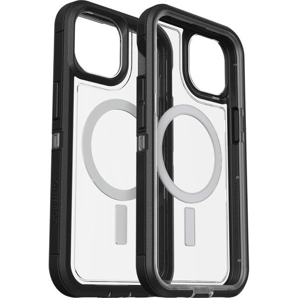 OtterBox オッターボックス iPhone 14 DEFENDER XT (ディフェンダー) 耐衝撃 MagSafe対応 CLEAR/BLACK 77-90062