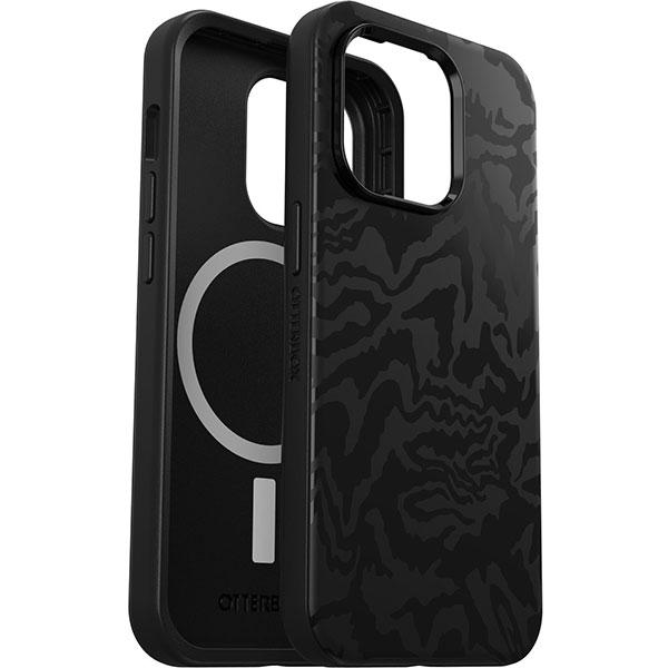 OtterBox オッターボックス iPhone 14 Pro SYMMETRY PLUS (シンメトリー プラス) 耐衝撃 抗菌 MagSafe対応 ANT Rebel (Black) 77-88956