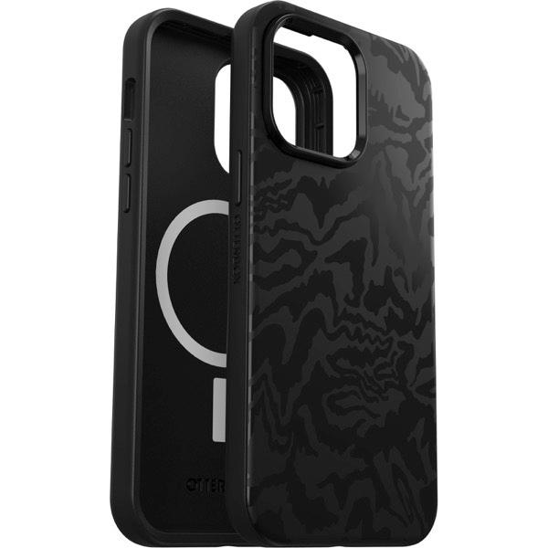 OtterBox オッターボックス iPhone 14 Pro Max SYMMETRY PLUS (シンメトリー プラス) 耐衝撃 抗菌 MagSafe対応 ANT Rebel (Black) 77-88969