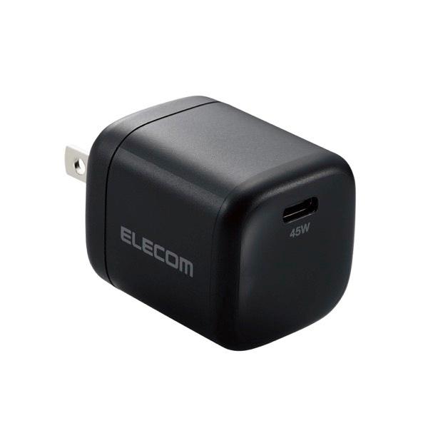 エレコム ELECOM AC充電器 USB充電器 USB Power Delivery 45W USB-C1ポート スイングプラグ ブラック MPA-ACCP29BK
