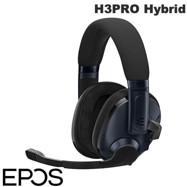 EPOS H3PRO Hybrid 2.4GHz Bluetooth 5.2 ワイヤレス / 3.5mm USB 有線 / アクティブノイズキャンセリング ヘッドセット セブリングブラック