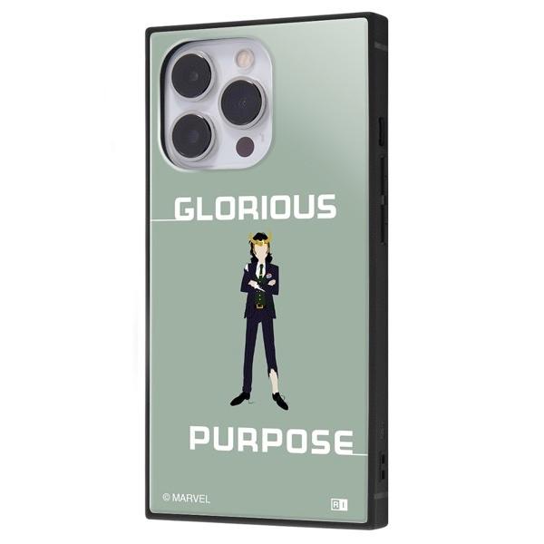 ingrem イングレム iPhone 13 Pro マーベル アベンジャーズ 耐衝撃ハイブリッドケース KAKU ロキ_グリーン IQ-DMP32K3TB/LOK1