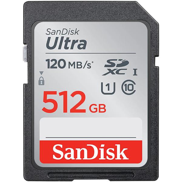 SanDisk サンディスク 512GB Ultra SDXC Class10 UHS-I R:120MB/s 海外パッケージ品 SDSDUN4-512G-GN6IN