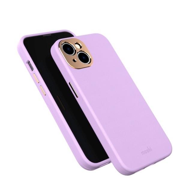moshi エヴォ iPhone 14 Napa MagSafe対応 Lavender Purple mo-napvn-pl