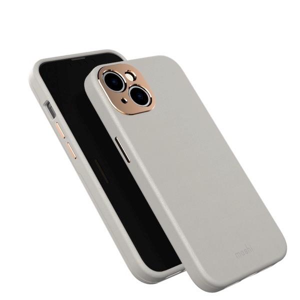 moshi エヴォ iPhone 14 Napa MagSafe対応 Serene Gray mo-napvn-gy