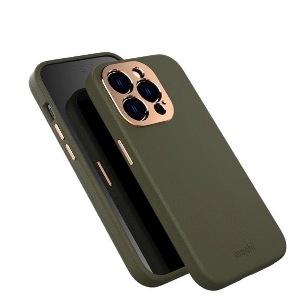 moshi エヴォ iPhone 14 Pro Napa MagSafe対応 Juniper Green mo-napvm-gr