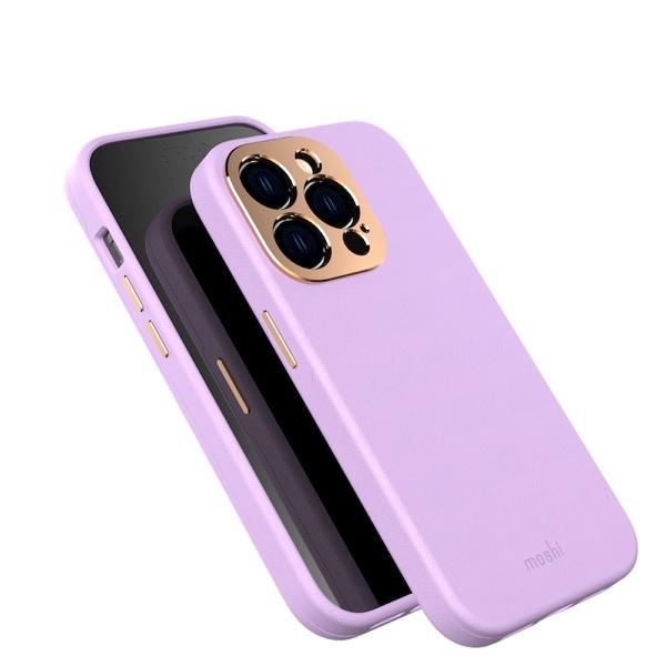 moshi エヴォ iPhone 14 Pro Napa MagSafe対応 Lavender Purple mo-napvm-pl