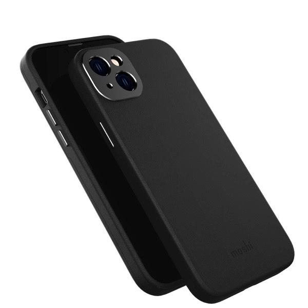 moshi エヴォ iPhone 14 Plus Napa MagSafe対応 Midnight Black mo-napvk-bk