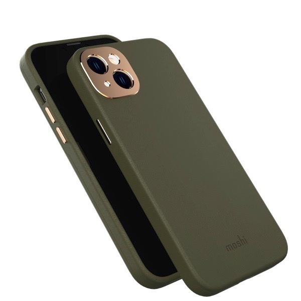 moshi エヴォ iPhone 14 Plus Napa MagSafe対応 Juniper Green mo-napvk-gr