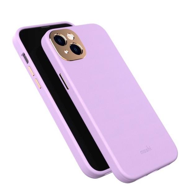 moshi エヴォ iPhone 14 Plus Napa MagSafe対応 Lavender Purple mo-napvk-pl
