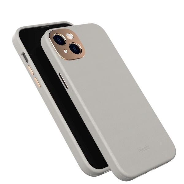 moshi エヴォ iPhone 14 Plus Napa MagSafe対応 Serene Gray mo-napvk-gy