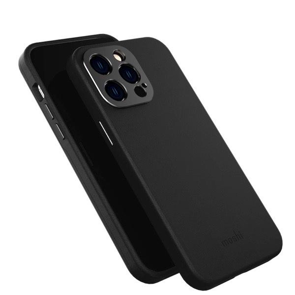 moshi エヴォ iPhone 14 Pro Max Napa MagSafe対応 Midnight Black mo-napvl-bk