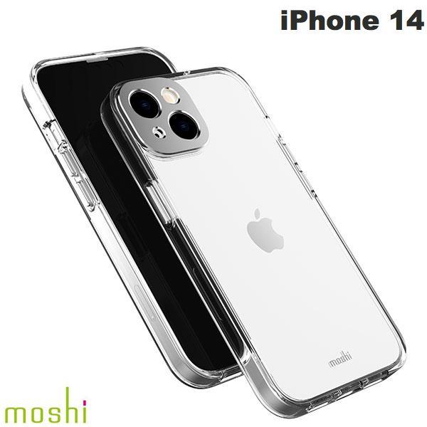moshi エヴォ iPhone 14 iGlaze ハイブリッドクリアケース Silver mo-igipvn-sv