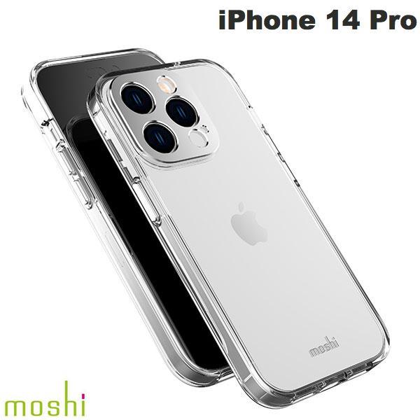 moshi エヴォ iPhone 14 Pro iGlaze ハイブリッドクリアケース Silver mo-igipvm-sv