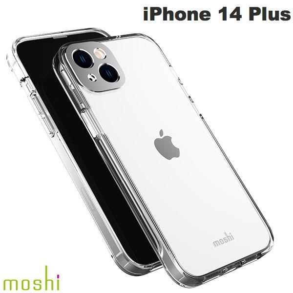 moshi エヴォ iPhone 14 Plus iGlaze ハイブリッドクリアケース Silver mo-igipvk-sv