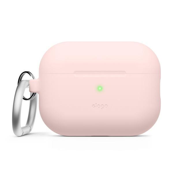 elago エラゴ AirPods Pro 第2世代 SILICONE HANG CASE カラビナ付き シリコンケース Loverly Pink EL_A2PCSSCBN_PK
