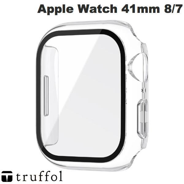 truffol トラッフル Apple Watch 41mm Series 8 / 7 フルプロテクトカバー クリア TFHAW41CL