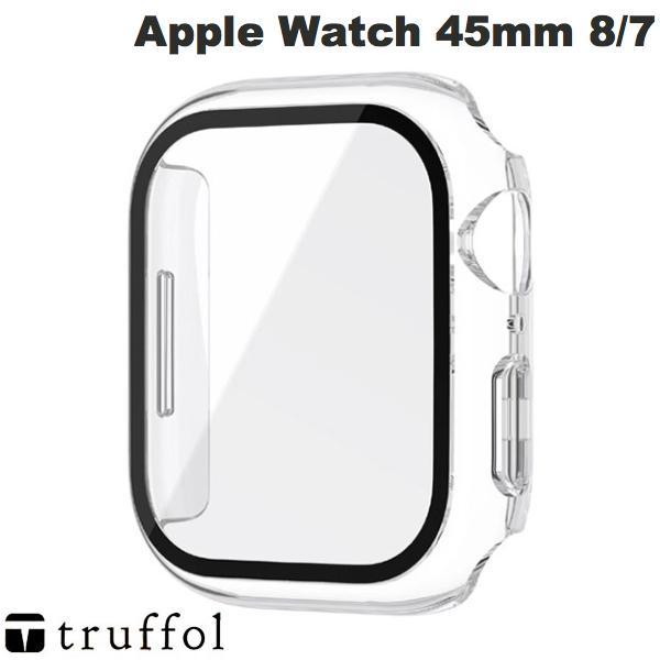 truffol トラッフル Apple Watch 45mm Series 8 / 7 フルプロテクトカバー クリア TFHAW45CL