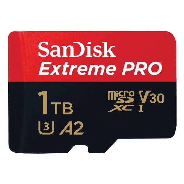SanDisk 1TB Micro SDXC Extreme Pro UHS-I V30 海外パッケージ R=200/W=140 4K A2対応 アダプタ付き