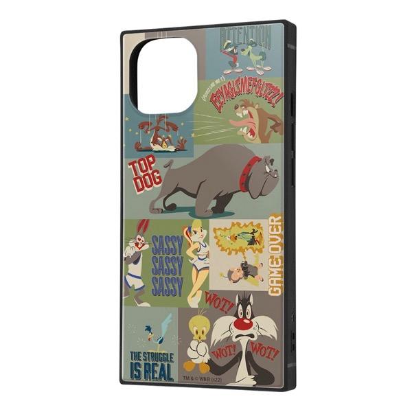 ingrem イングレム iPhone 14 / 13 ルーニー・テューンズ 耐衝撃ハイブリッドケース KAKU ルーニー・テューンズ_集合 IQ-WP36K3TB/LN5