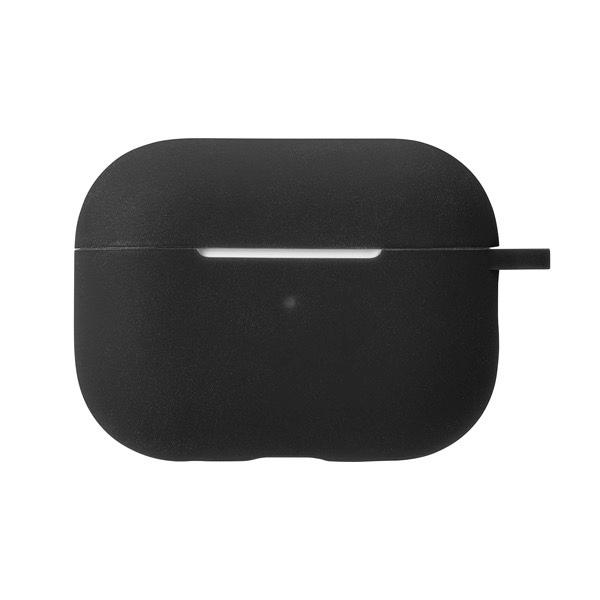 musashino LABEL ムサシノレーベル AirPods Pro 第2世代 シリコンカバー ケース ブラック CP-APP2C1/B