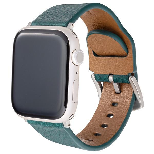GRAMAS グラマス Apple Watch 41 / 40 / 38mm イタリアンレザーバンド オルテンシア GWBIM-AW02BLU