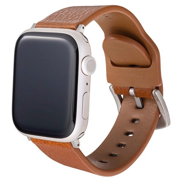 GRAMAS グラマス Apple Watch 41 / 40 / 38mm イタリアンレザーバンド コニャック GWBIM-AW02BRW